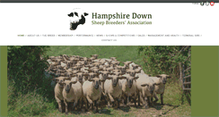 Desktop Screenshot of hampshiredown.org.uk